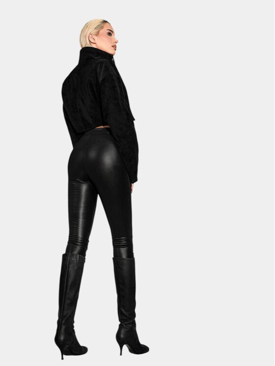 MADE BY SOCIETY MADE BY SOCIETY Spodnie materiałowe SENSÉ Pants - P26826 Czarny Basic Fit