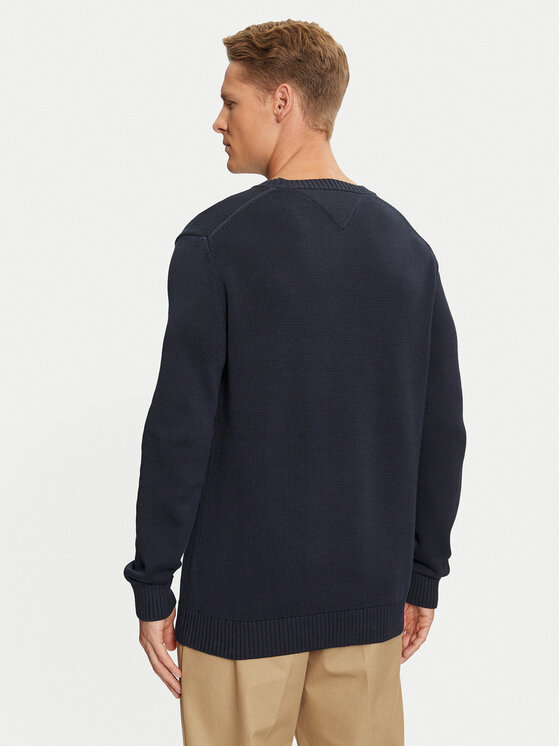 Tommy Jeans Tommy Jeans Megztinis Essential DM0DM18370 Tamsiai mėlyna Slim Fit
