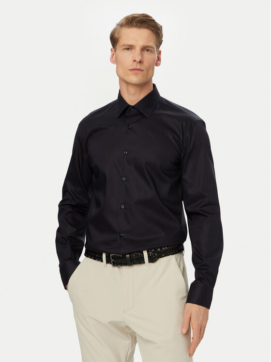 BOSS Cămașă H-Hank 50560704 Bleumarin Slim Fit