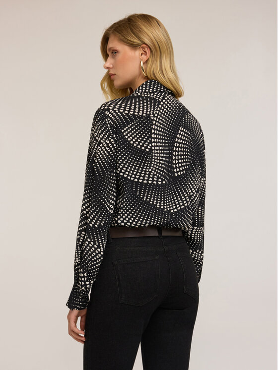 Motivi Motivi Camicia 5080Q100892N0S1 Nero Regular Fit