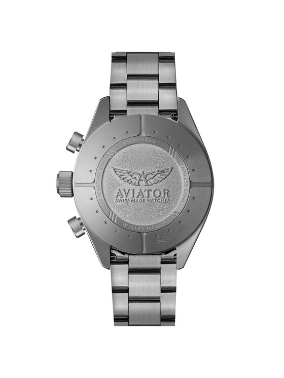 Aviator Aviator Zegarek V.2.25.0.169.5 Srebrny