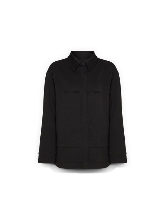 Elena Mirò Elena Mirò Giacca camicia R067P000120N033 Nero Regular Fit