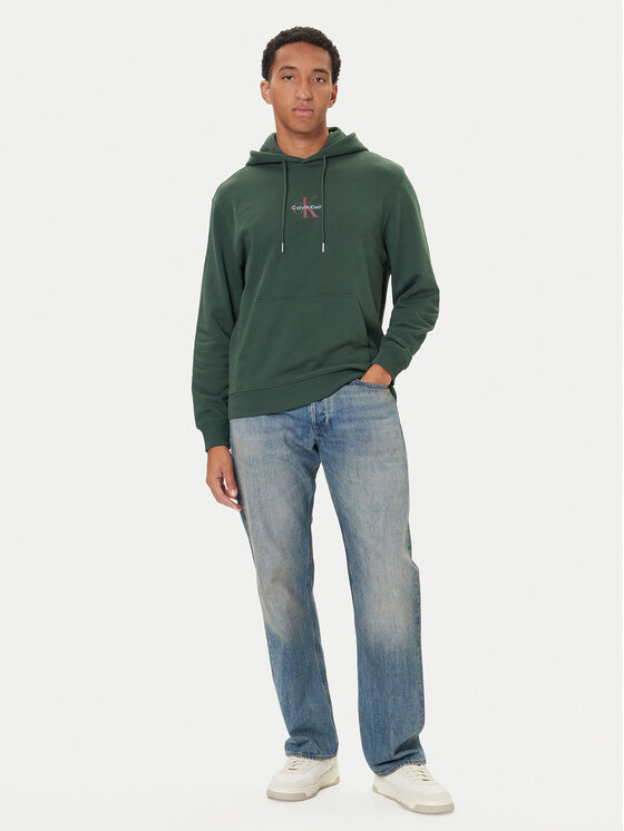 Calvin Klein Jeans Calvin Klein Jeans Mikina LV04RD243G Zelená Regular Fit