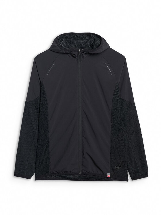 4F 4F Bluza techniczna TRAIL RUNNING Czarny Regular Fit