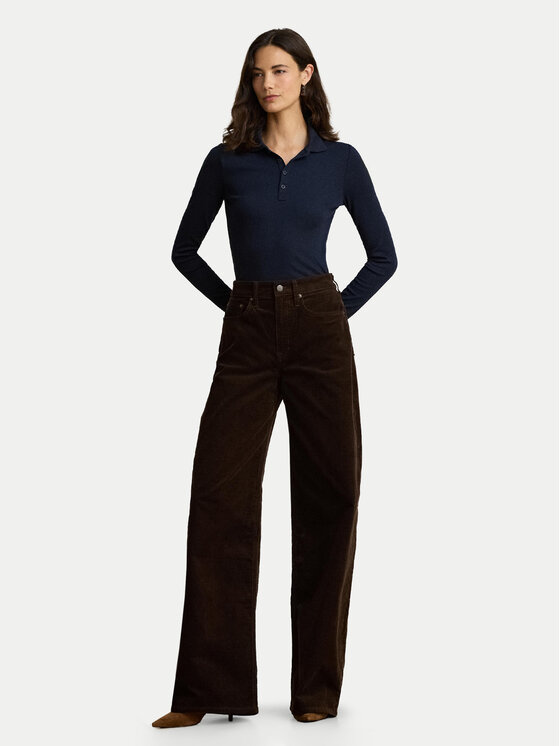 LAUREN RALPH LAUREN LAUREN RALPH LAUREN Polo särk 200B27414001 Tumesinine Slim Fit