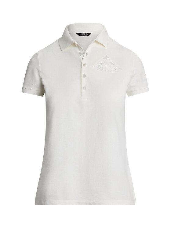 LAUREN RALPH LAUREN LAUREN RALPH LAUREN Polo 200966128001 Bianco Slim Fit