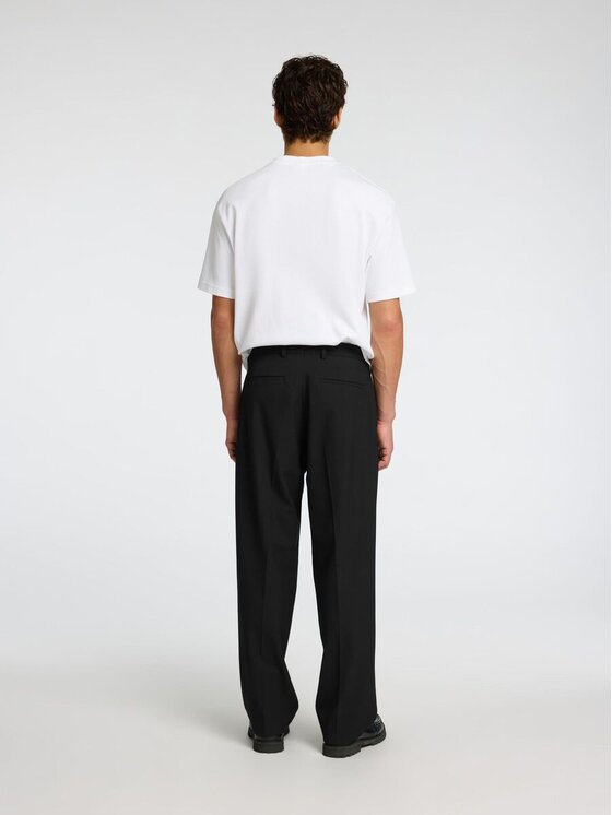 Selected Selected Pantaloni palazzo 16096226_black Nero Regular Fit