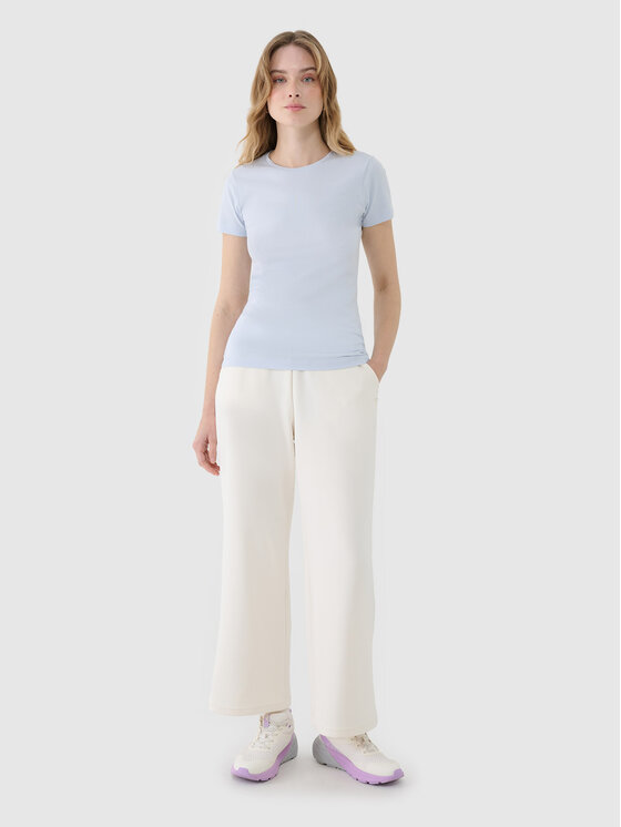 4F 4F T-shirt COMMON GROUND Azzurro chiaro Slim Fit