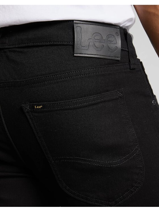 Lee Lee Jeansy LUKE Czarny Slim Fit