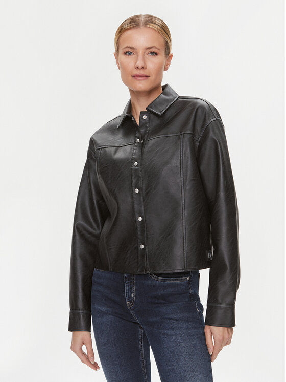 Calvin Klein Jeans Calvin Klein Jeans Košile J20J223240 Černá Relaxed Fit
