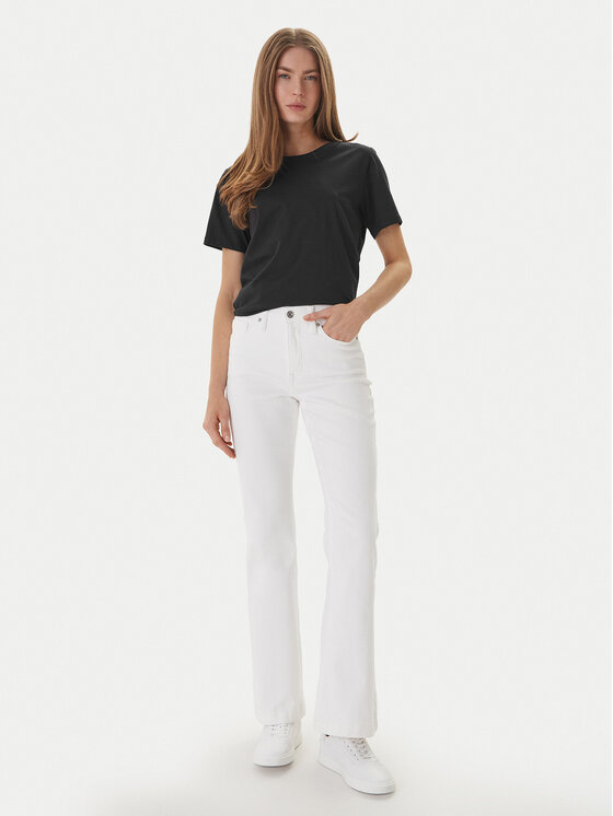 DKNY DKNY Džinsai DJ4M4005 Balta Flare Fit