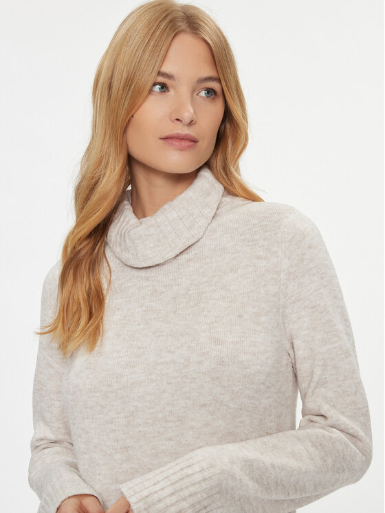 Noisy May Noisy May Džemper haljina 27026911 Écru Comfort Fit
