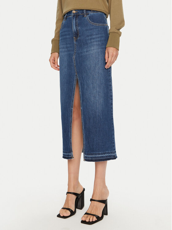 Gaudi Gonna di jeans 421BD76002 Blu Regular Fit, taglia : 26