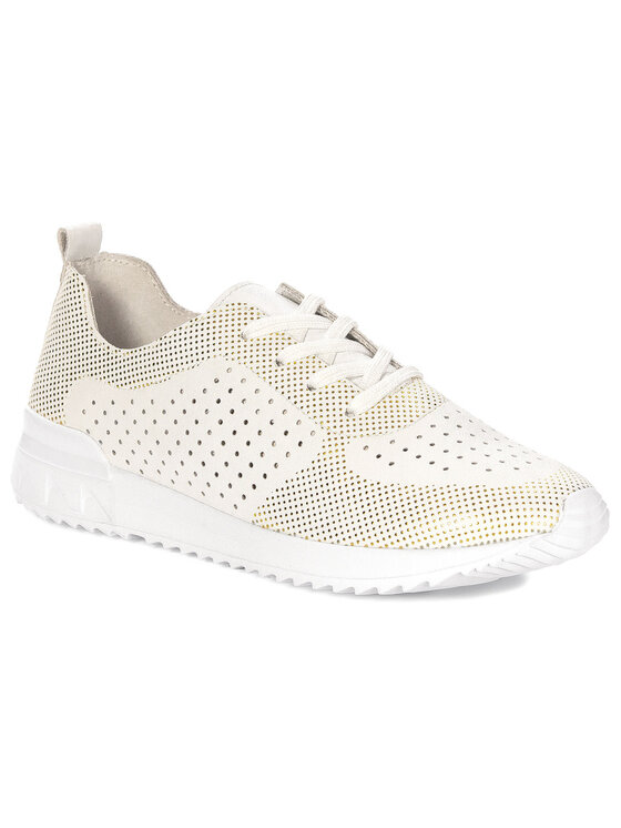 Artiker Artiker Sneakersy 56C1036-WHITE-GOLD Biały