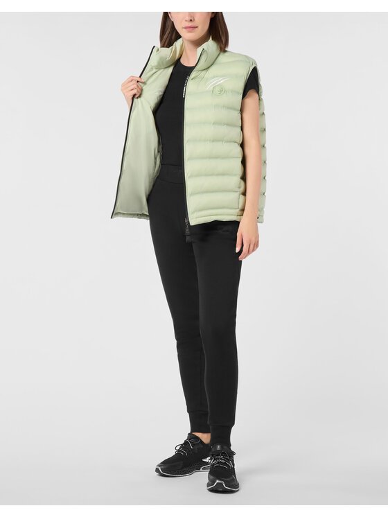 Plein Sport Plein Sport Bezrękawnik 23969 Zielony Regular Fit