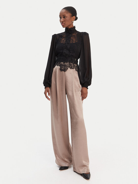 Guess Guess Παντελόνι υφασμάτινο W6RB66 W2612 Μπεζ Slim Fit