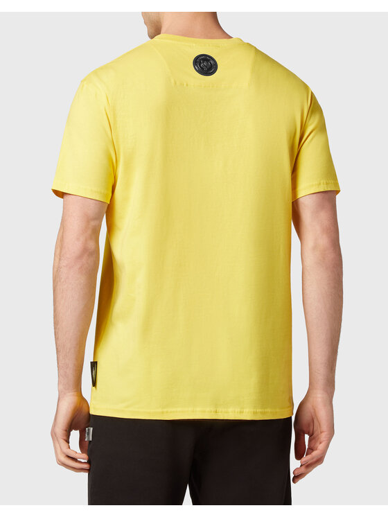 Plein Sport Plein Sport T-Shirt 1317 Żółty Regular Fit