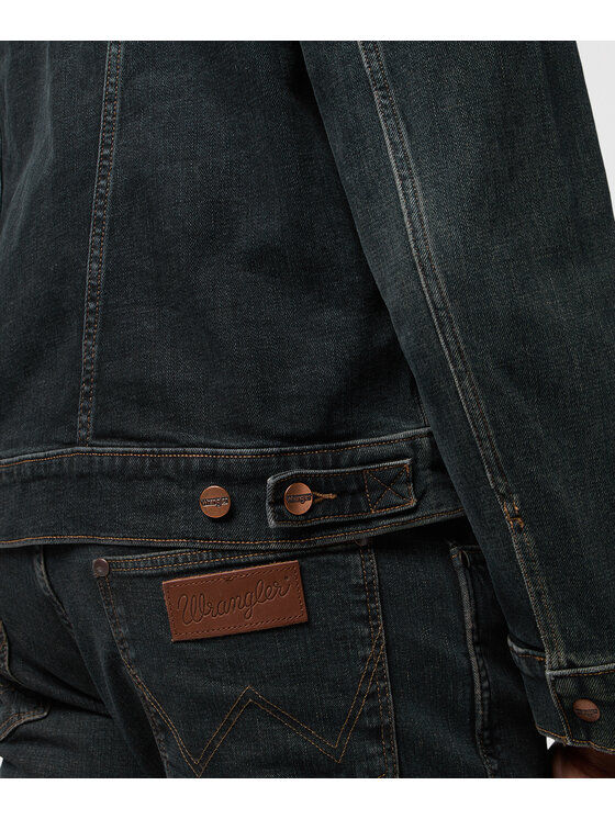 Wrangler Wrangler Kurtka jeansowa 112371438 Czarny Regular Fit