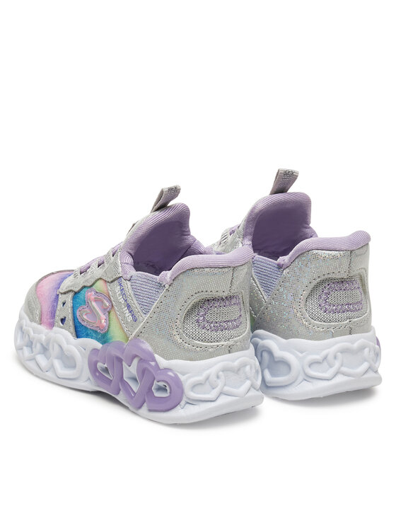 Skechers Skechers Сникърси Infinite Heart Lights-Eternal Shimmer 303755N/SMLT Сребрист