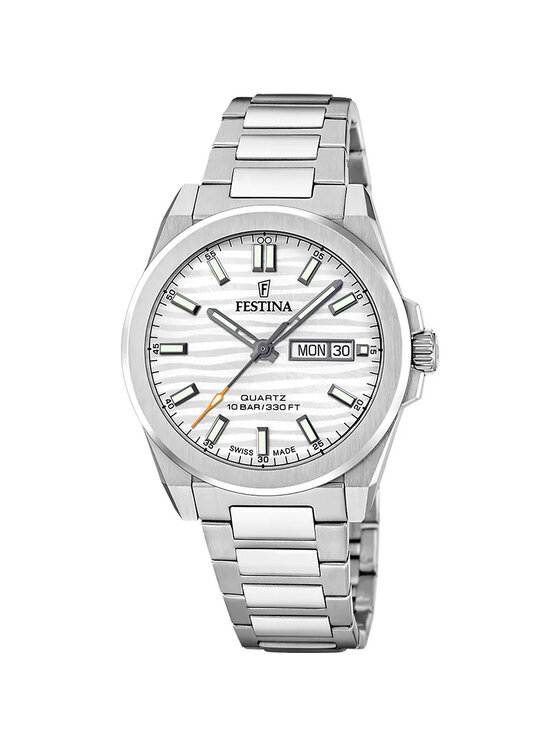 Festina Festina Zegarek F20073-1 Srebrny