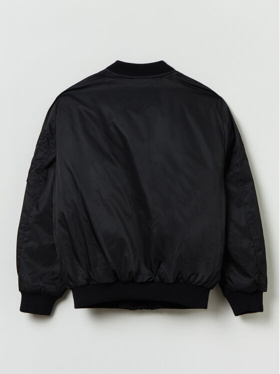OVS OVS Μπόμπερ μπουφάν 1821628 Μαύρο Regular Fit