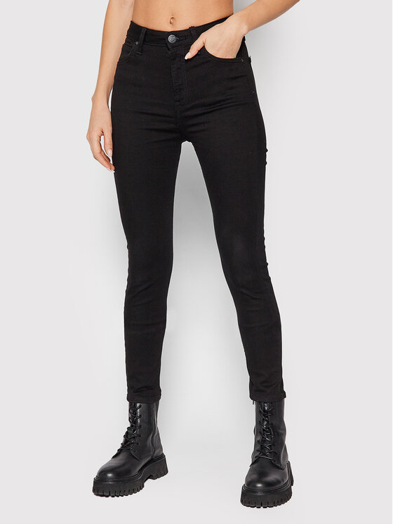 Lee Lee Džínsy Ivy L32EFS47 112107394 Čierna Super Skinny Fit