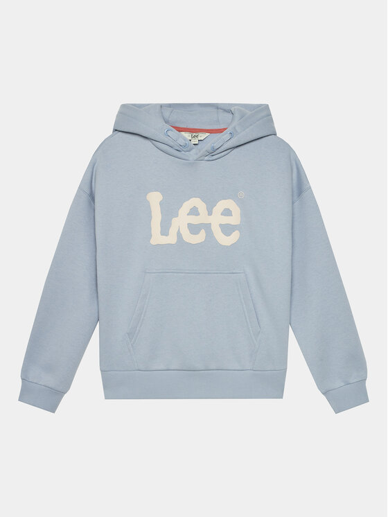 Lee Lee Džemperis Wobbly Graphic LEG5124 Mėlyna Regular Fit