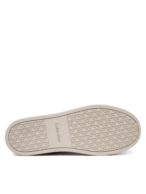Calvin Klein Calvin Klein Snīkeri Classic Cups Laceup Knit HM0HM02130 Bēšs