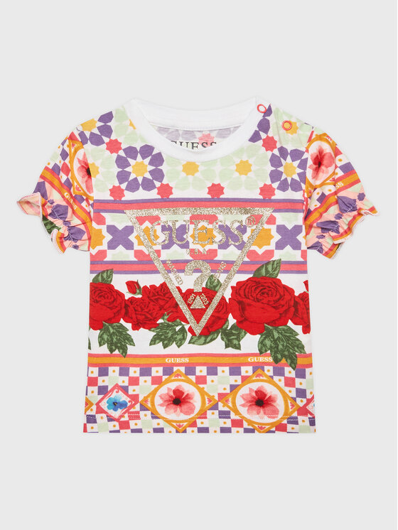 Guess Guess Sada T-shirt a šortky A3GG01 K6YW3 Barevná Regular Fit