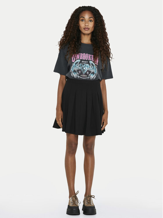 Noisy May Noisy May Спідниця в складку Heidi 27019337 Чорний Regular Fit