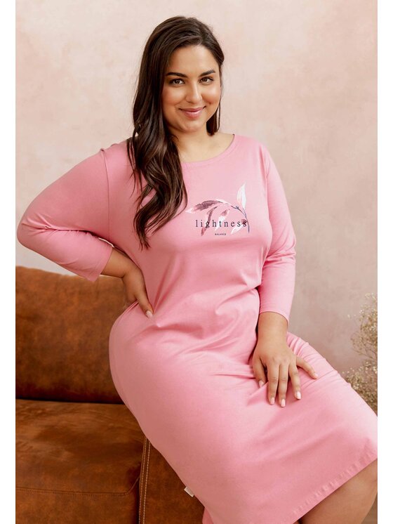 Taro Taro Koszula nocna 2996-02 Różowy Comfortable Fit
