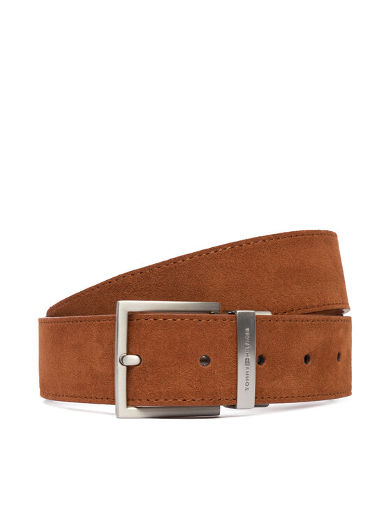 Tommy Hilfiger Tommy Hilfiger Pásek Hudson Rev 3.5 AM0AM13945 Hnědá