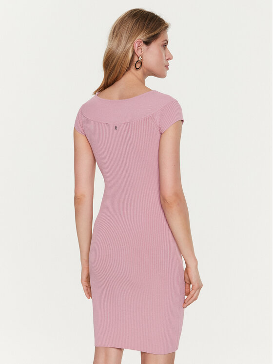Guess Guess Strickkleid Lidia W3GK0G Z2U00 Rosa Slim Fit