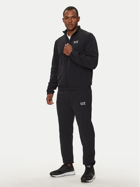 EA7 Emporio Armani Tepláková súprava 6DPV05 PNFWZ 1200 Čierna Regular Fit