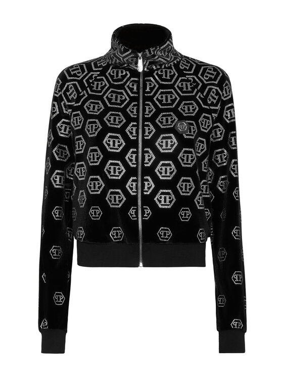 PHILIPP PLEIN PHILIPP PLEIN Bluza 26311 Czarny Jogger Fit