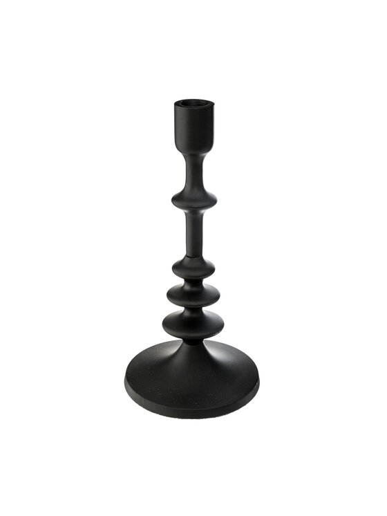 MIAhome MIAhome Świecznik metalowy CANELOBRE 25,5 cm Czarny