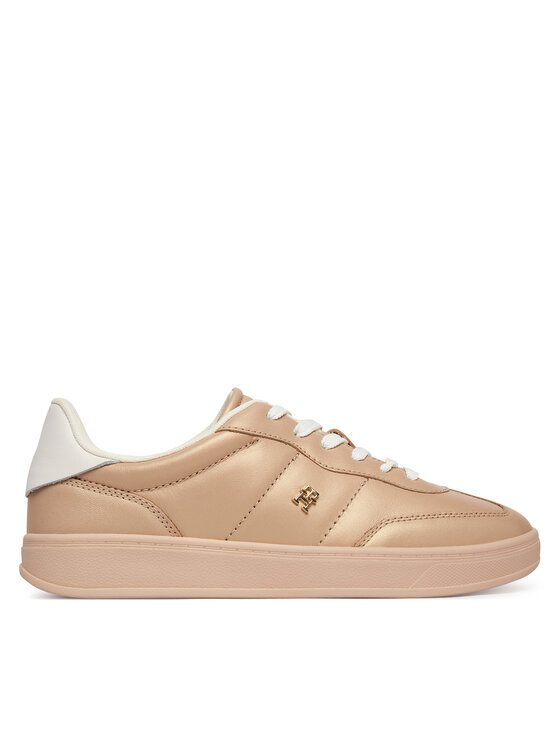 Tommy Hilfiger Tommy Hilfiger Sneakersy Th Heritage Shiny Sneaker FW0FW09179 Béžová