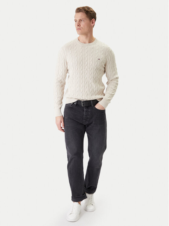 Tommy Hilfiger Tommy Hilfiger Svetr MW0MW33132 Béžová Regular Fit