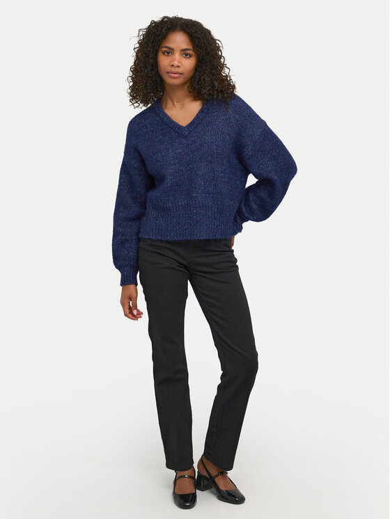 Kaffe Kaffe Светр Trina 10508973 Голубий Loose Fit