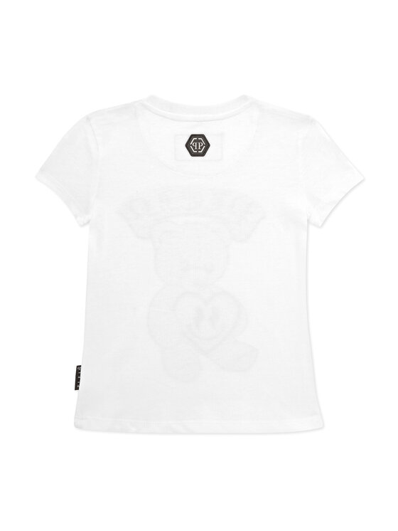 PHILIPP PLEIN PHILIPP PLEIN T-Shirt 20441 Biały Regular Fit