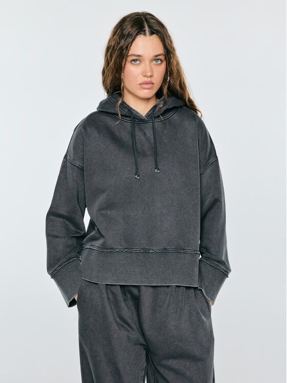 BIG STAR BIG STAR Bluza AGNESSA Czarny Oversize
