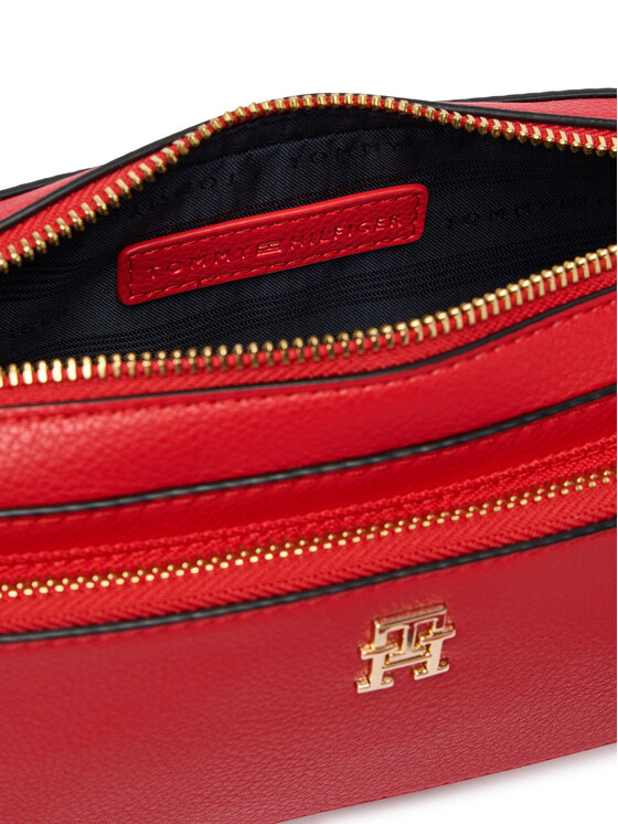 Tommy Hilfiger Tommy Hilfiger Torebka Th Daily Camera Bag AW0AW18377 Czerwony