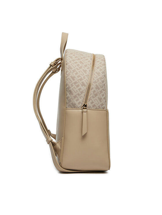 Tommy Hilfiger Tommy Hilfiger Ruksak Th Jacquard Backpack AW0AW17074 Bež