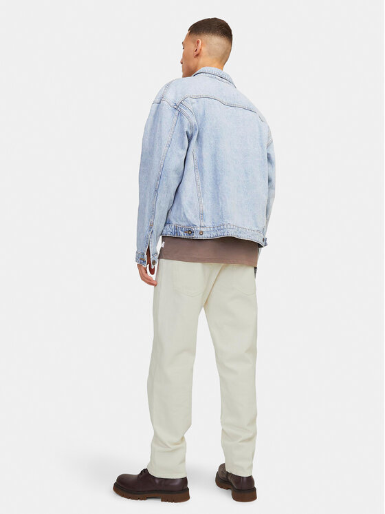 Jack&Jones Jack&Jones Džinsai Chris 12252087 Écru Relaxed Fit