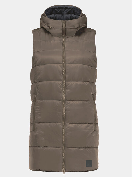 Jack Wolfskin Jack Wolfskin Αμάνικο Μπουφάν Eisbach Vest 1206991 Καφέ Regular Fit