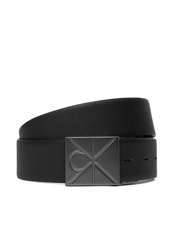 Calvin Klein Calvin Klein Férfi öv Emblem Plaque W/ Aop 35Mm Adj/Re LV04D7083G Fekete