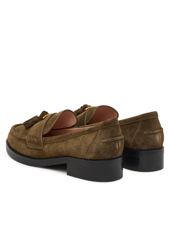 Coccinelle Coccinelle Loafersy Beat Vintag.Su E4 VF6 16 04 01 Khaki
