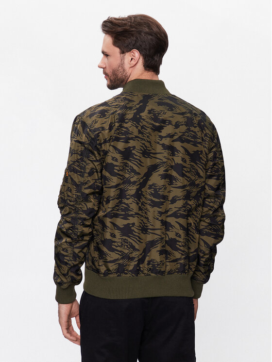 Alpha Industries Alpha Industries Bomber MA-1 191103C Zelena Regular Fit