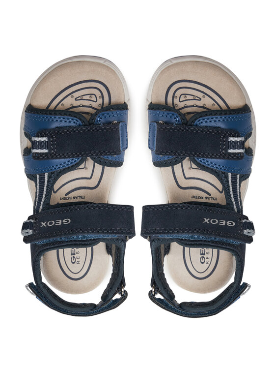 Geox Geox Sandale J Sandal Alben Boy J35AVA 01520 CF44M S Tamnoplava