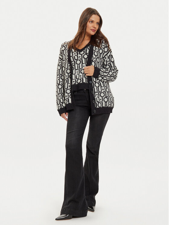 Liu Jo Liu Jo Kardigāns WF4460 MA30P Balts Regular Fit